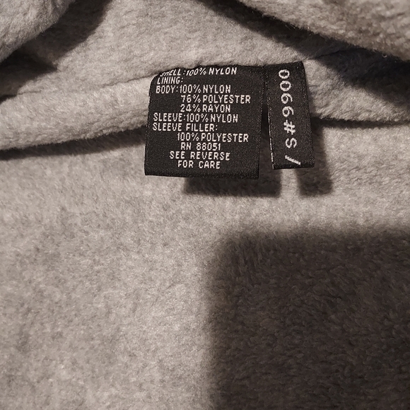 Tri Mountain Mens 4XLT Navy Blue Heavyweight Nylon Fleece Hooded Parka - Picture 7 of 8